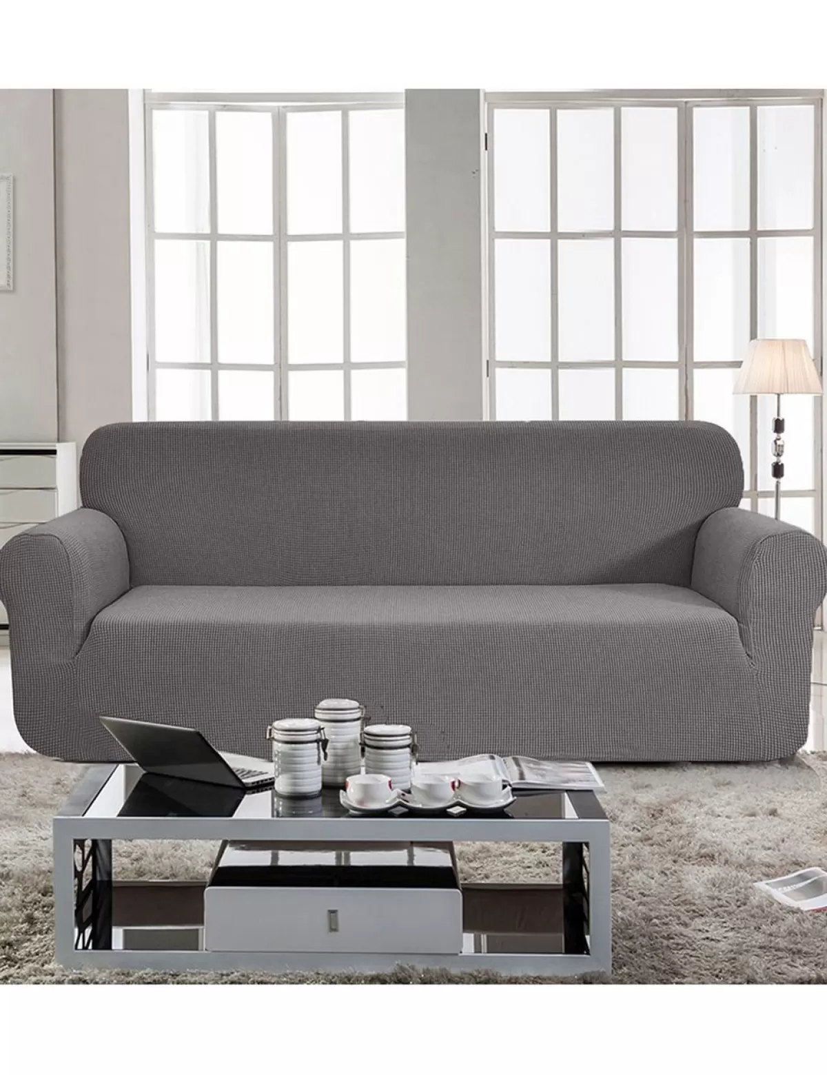 Best * 3Er-Sofa-Uberzug «Soft»,