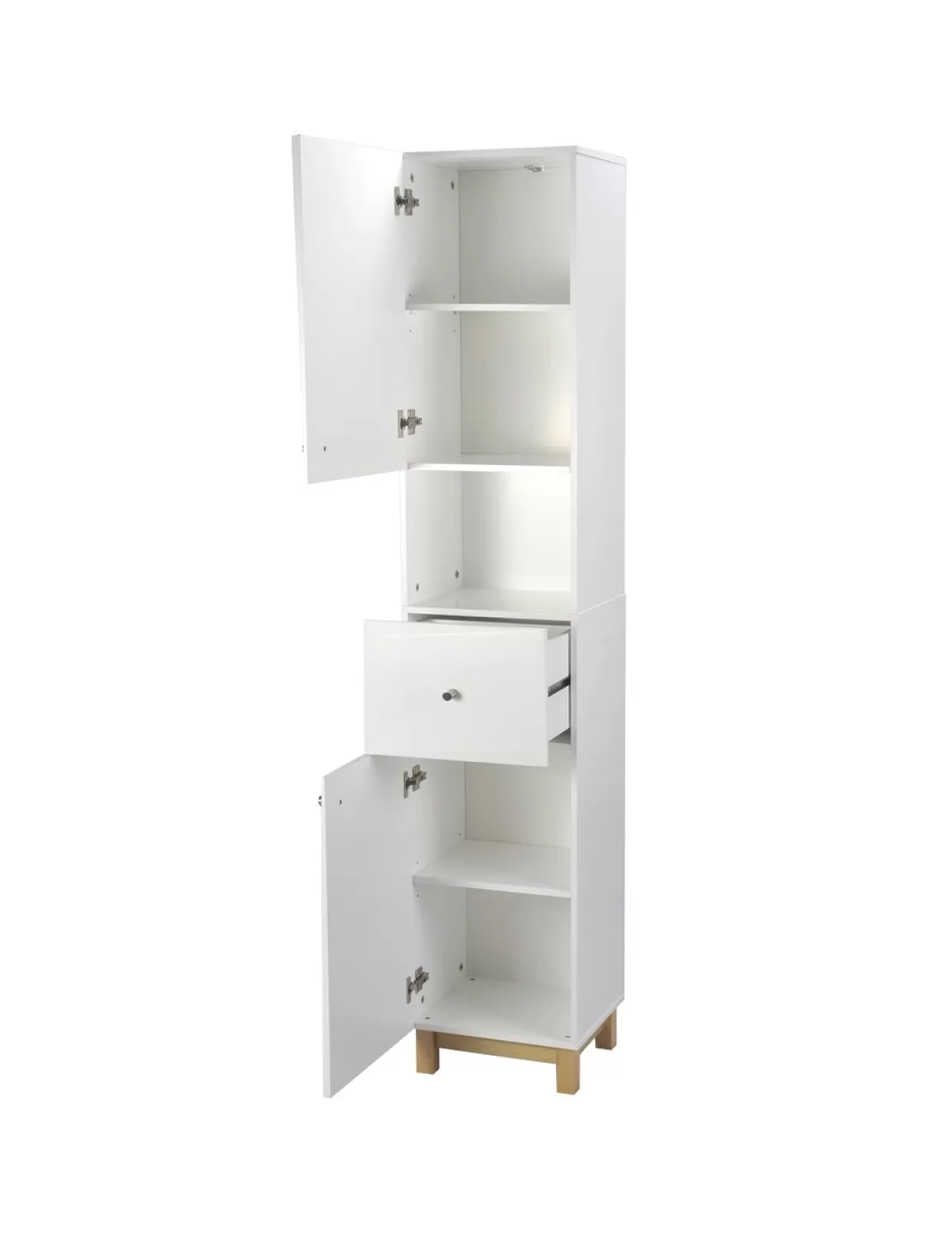 Cheap * Badschrank «Line» Weiss, B 34 Cm