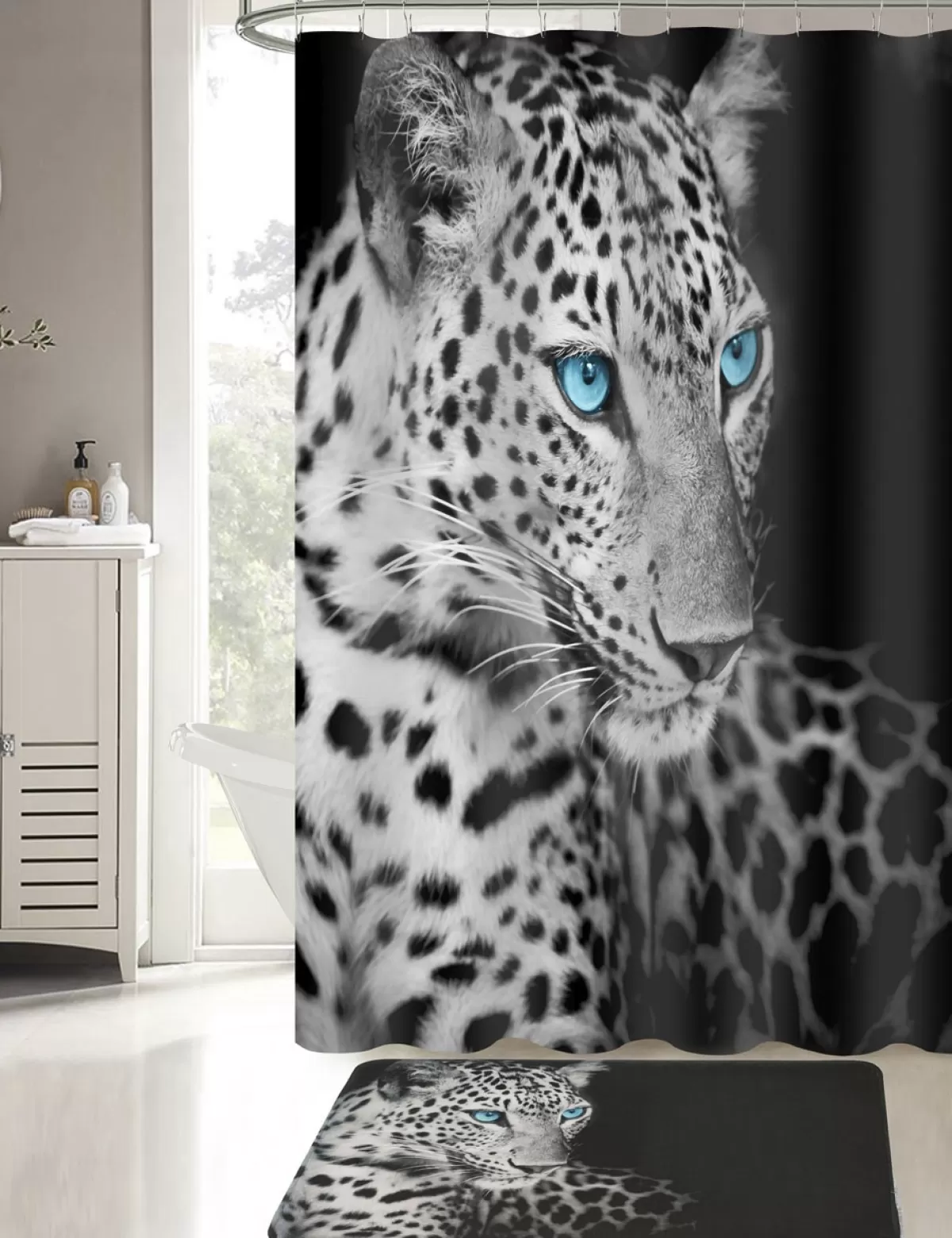 Clearance * Badteppich «Leopard», 50 X 70 Cm