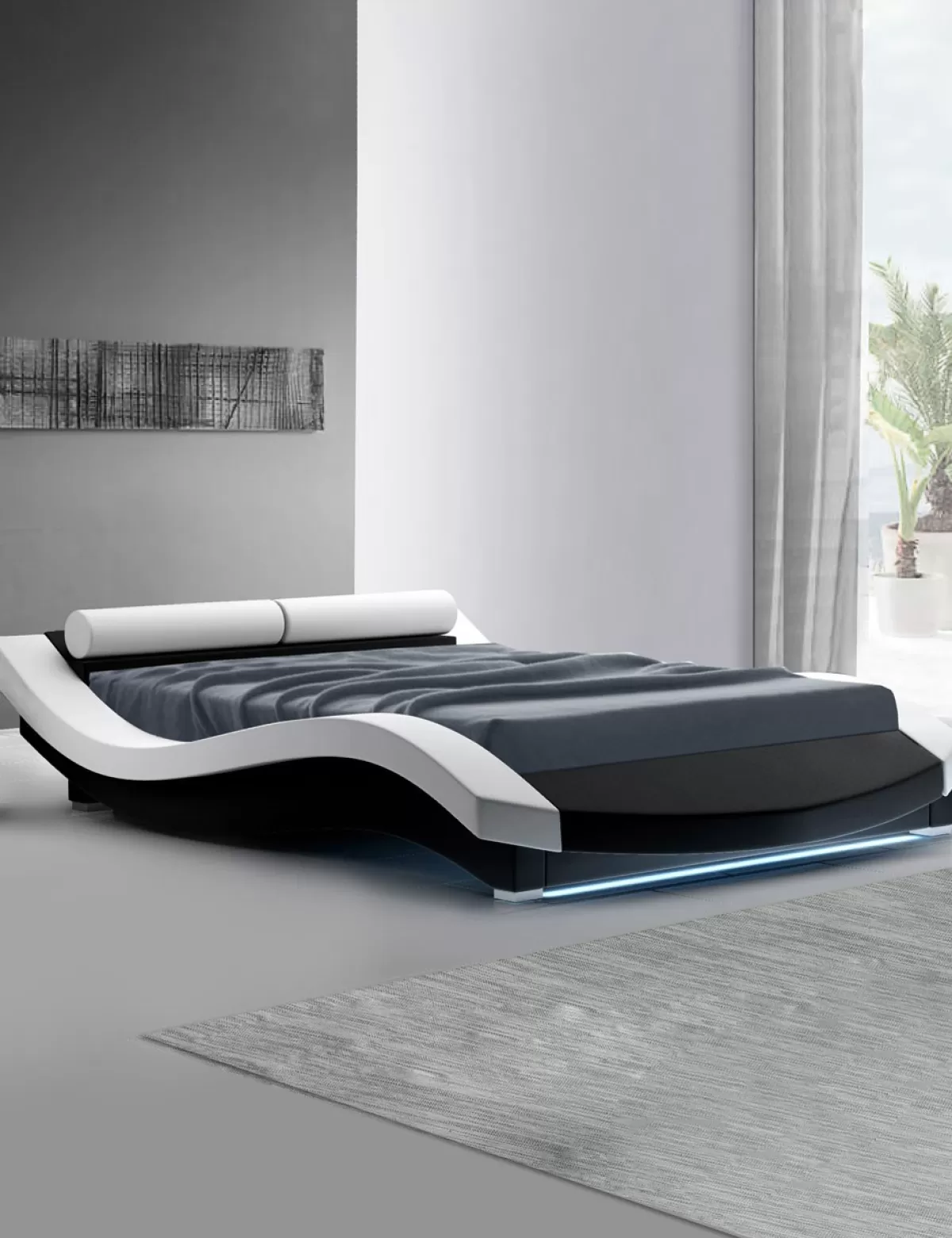 Hot * Bett «Style», 140 X 200 Cm, Led Und Bluetooth