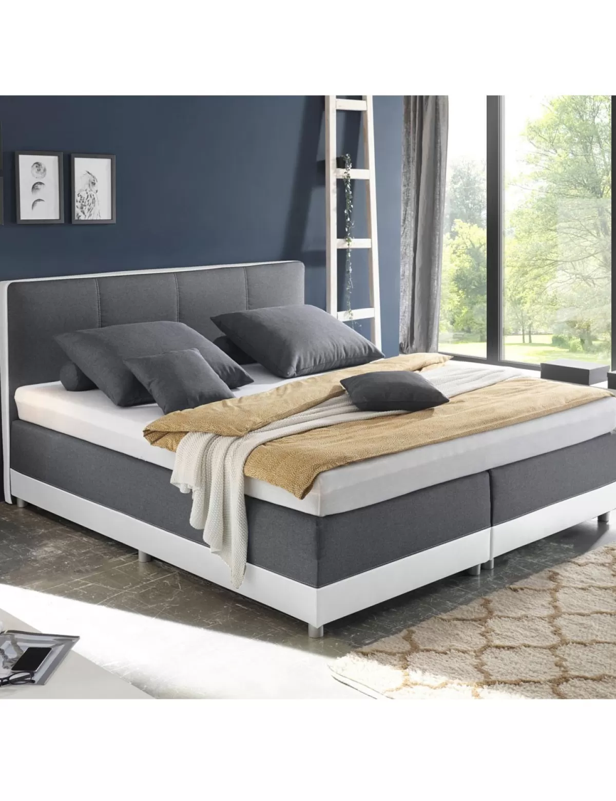 Outlet * Boxspringbett «Luna B», 180 X 200 Cm,