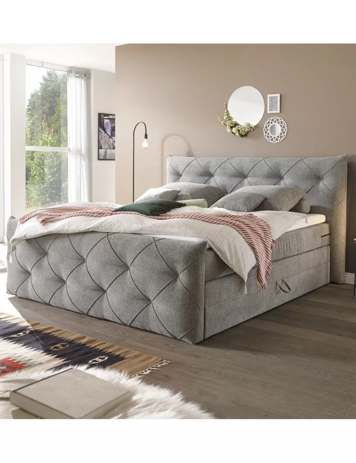 Outlet * Boxspringbett «Tarra», 180 X 200 Cm