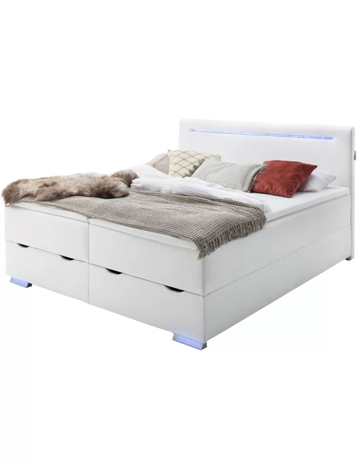 Flash Sale Meise Moebel Boxspringbett «Vegas» Mit Bettkasten, 160 X 200 Cm,