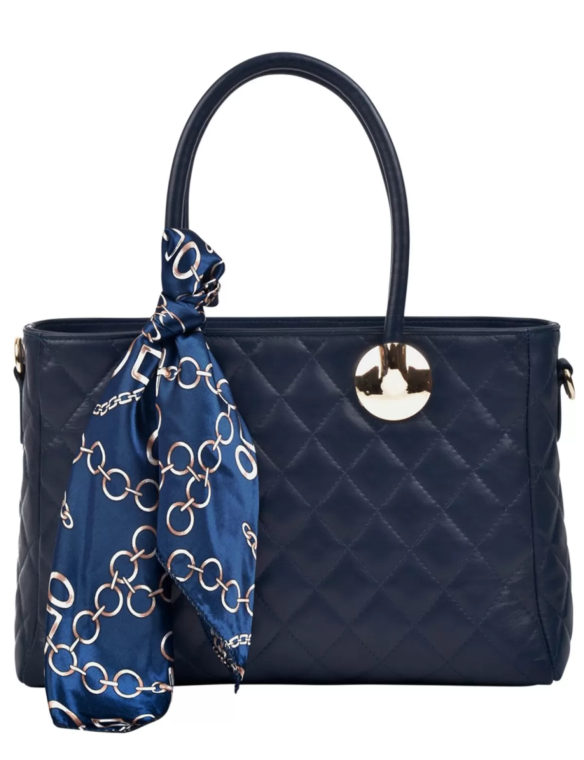 Discount Carla Ferreri Handtasche Aus Kalbsleder, Mit Foulard,