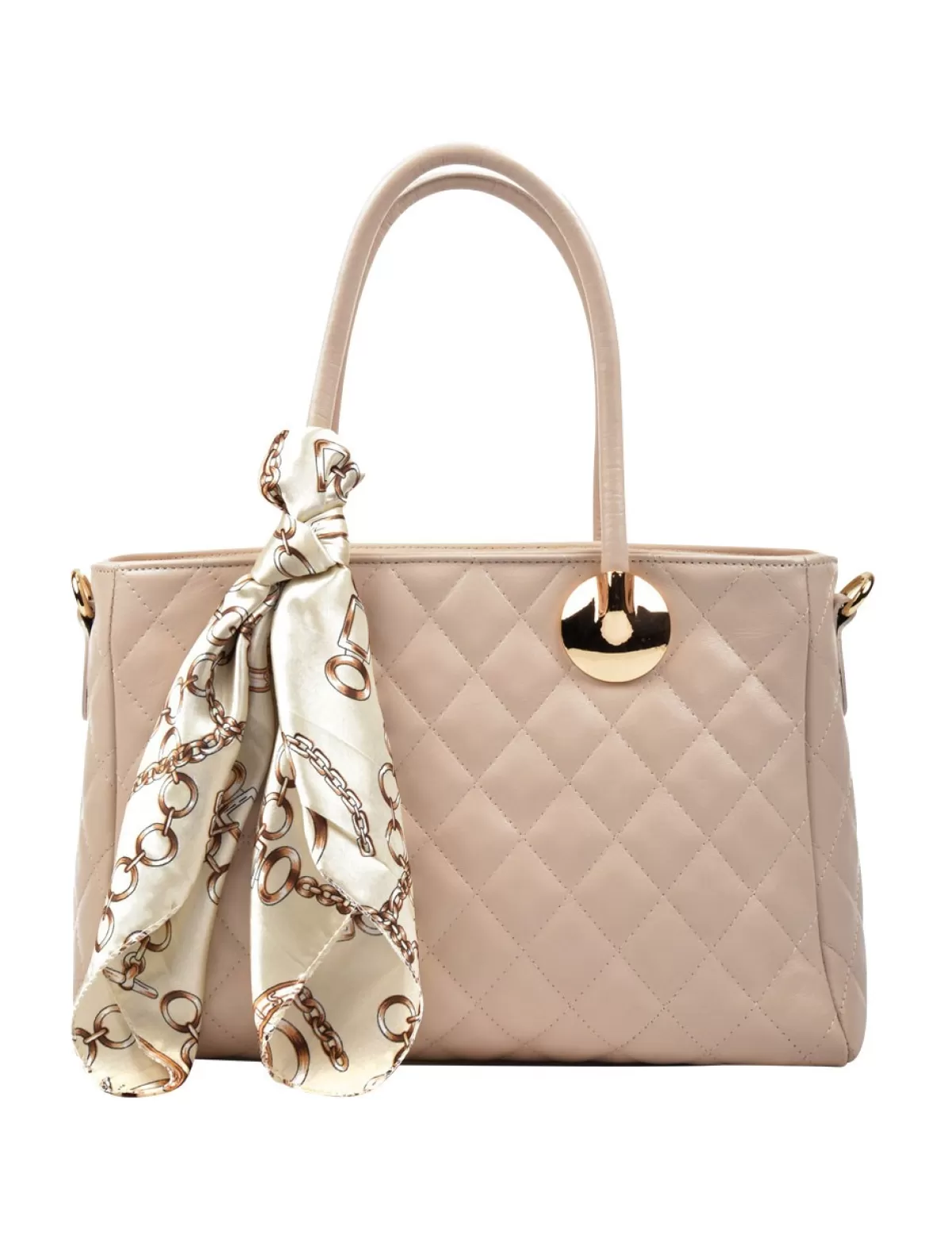 Discount Carla Ferreri Handtasche Aus Kalbsleder, Mit Foulard,