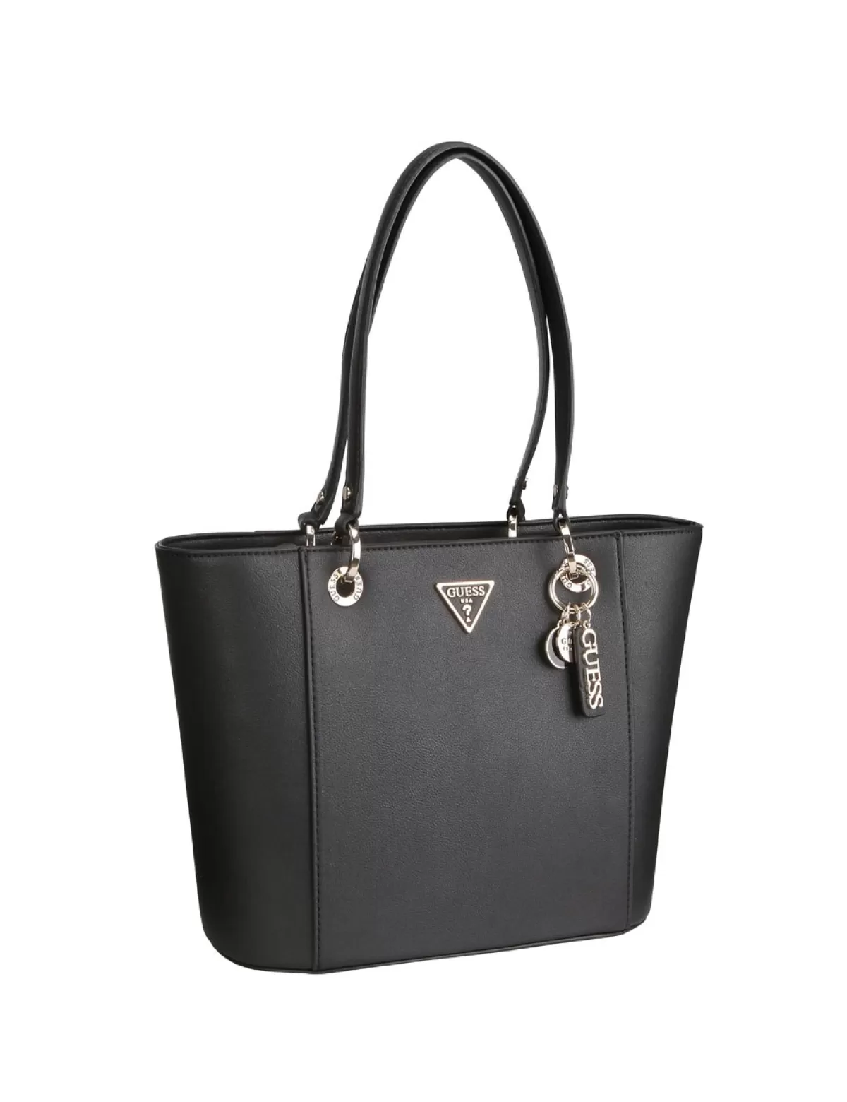 Cheap GUESS Handtasche «Noelle Uni», Schwarz