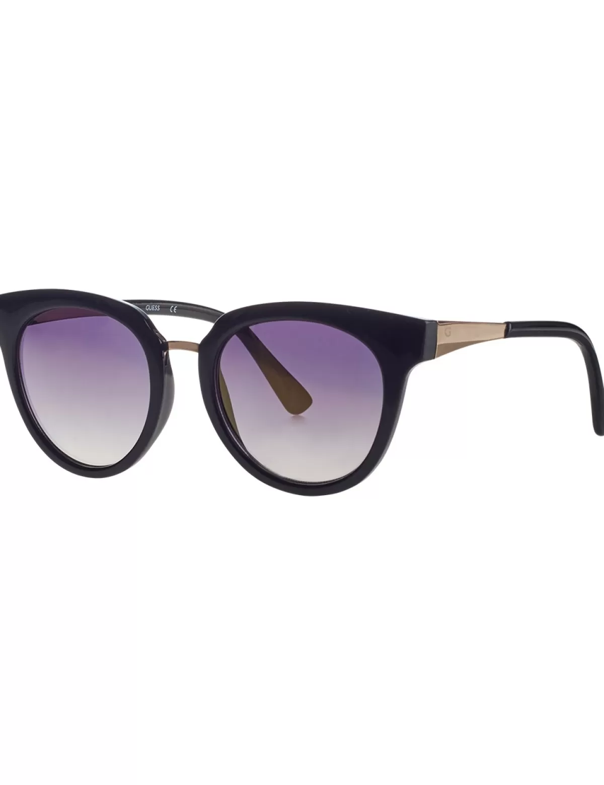 Best Sale GUESS Retro-Sonnenbrille, Schwarz