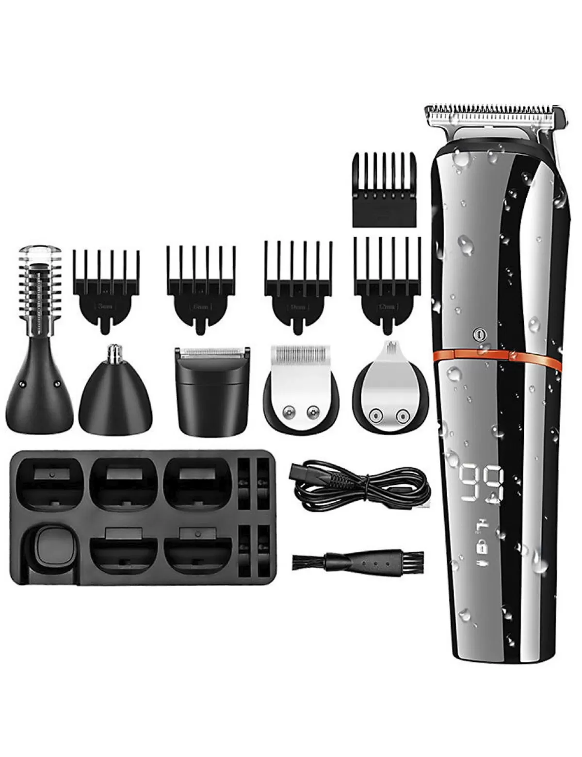 Store * Haarschneider 10-In-1 Mit 12 Accessoires Und Halterung