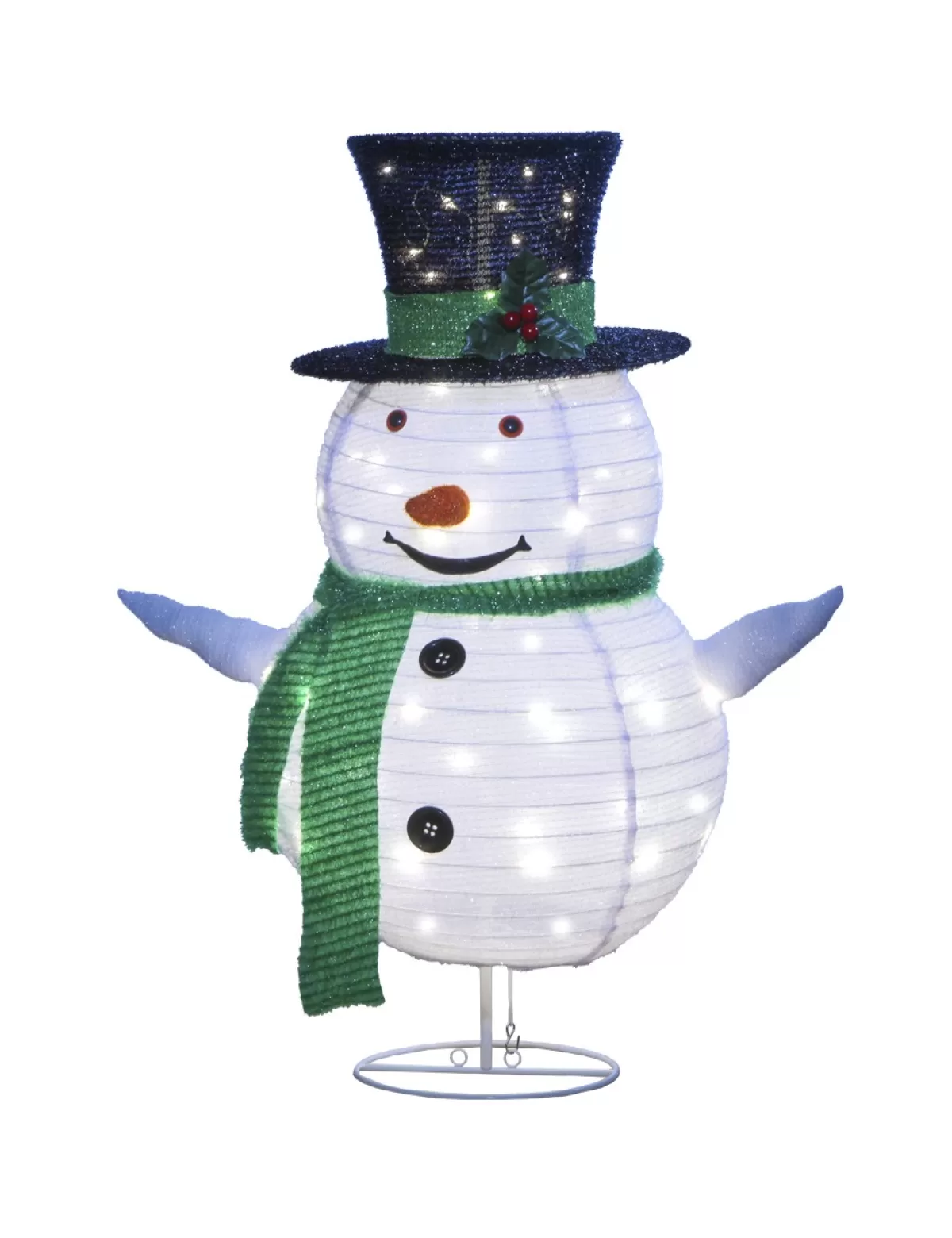 Hot * Leuchtender Schneemann, 50 Leds, H 76 Cm