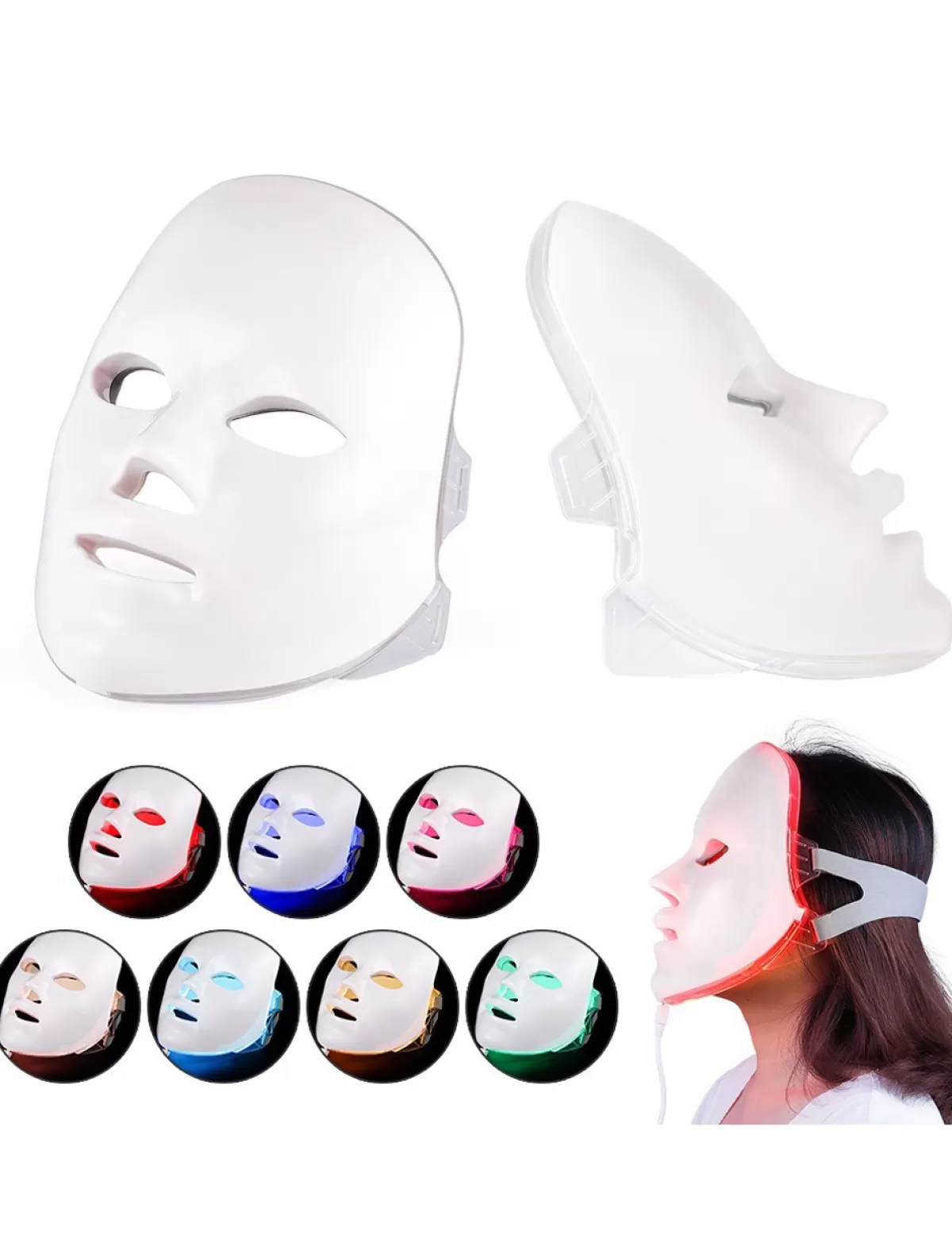 Cheap * Lichtmaske «Facemask Light», 7 Lichtmodi