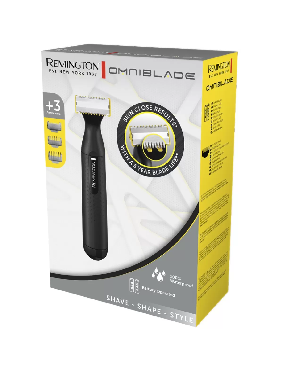 Hot Remington Haarschneider «Omniblade Hg1000», 3 Kammaufsatze