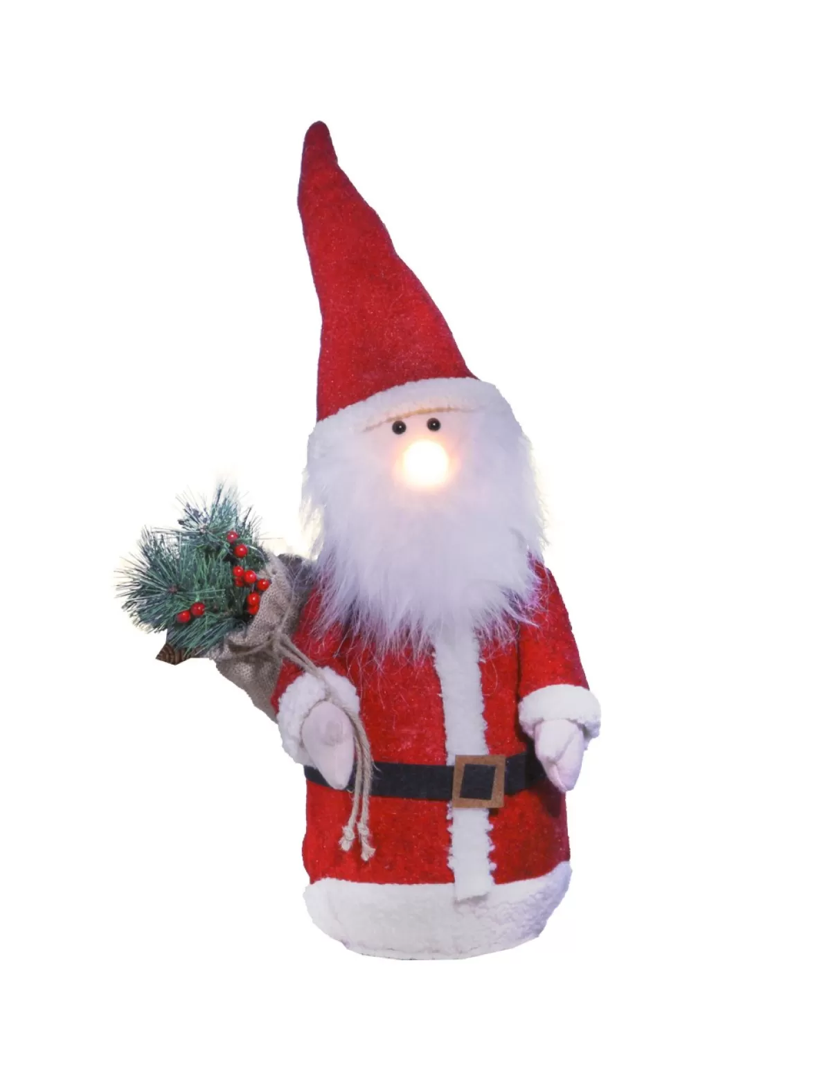 Cheap * Stehender Weihnachtsmann Mit Led-Nase, H 60 Cm