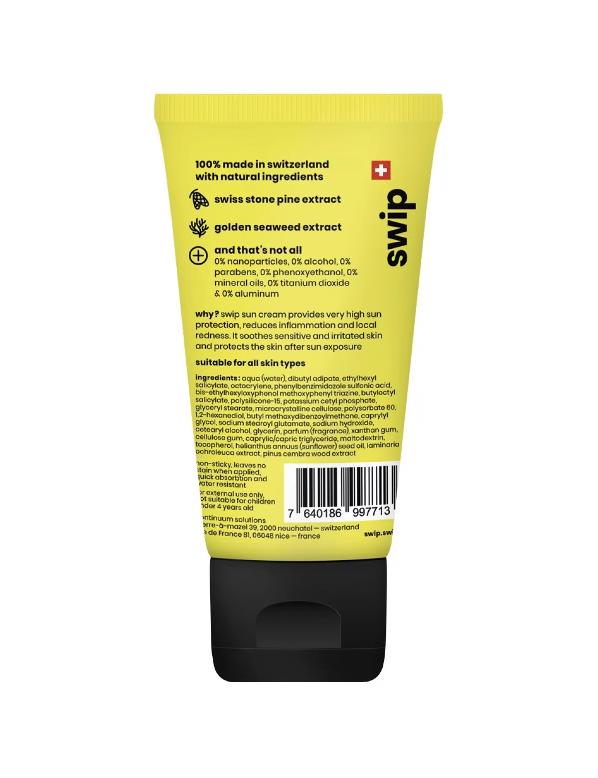 Best Sale swip Sonnencreme, 75 Ml, Schutzfaktor 50+