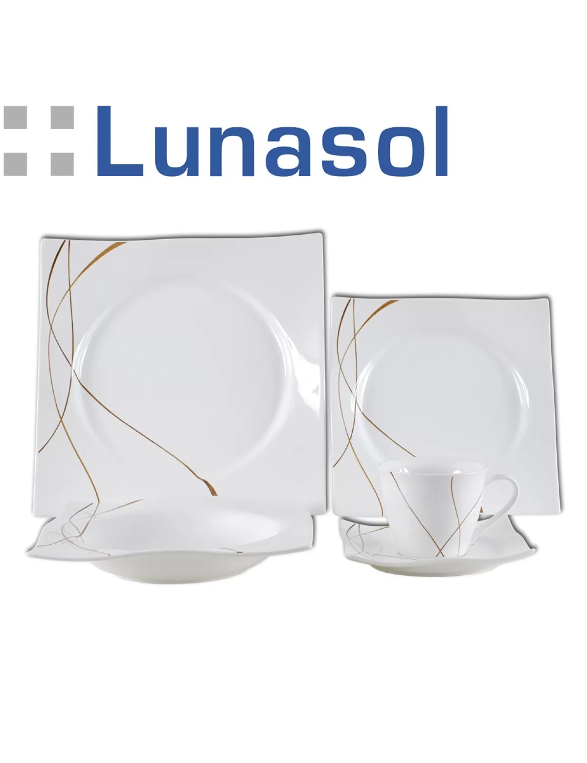 Cheap Lunasol by Sola Tafelservice «Larissa», 30-Teilig