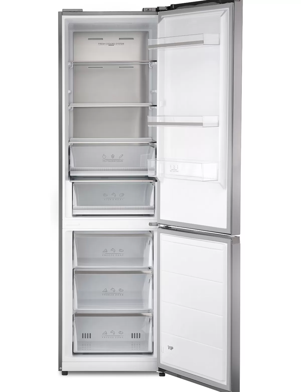 Fashion Trisa Kombi Kuhl- + Gefrierschrank, No Frost, 378 L