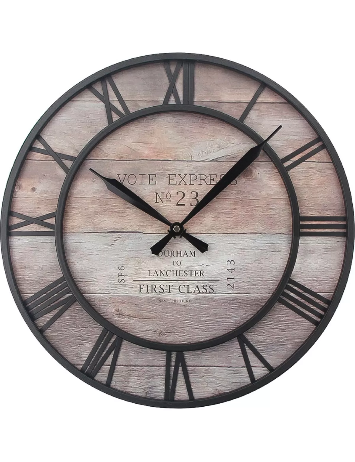 Sale * Uhr «Wood», O39 Cm