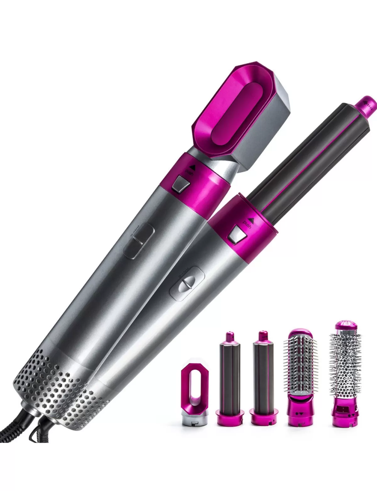 Flash Sale * Warmluftburste «Hot Styler» Mit 5 Aufsatzen