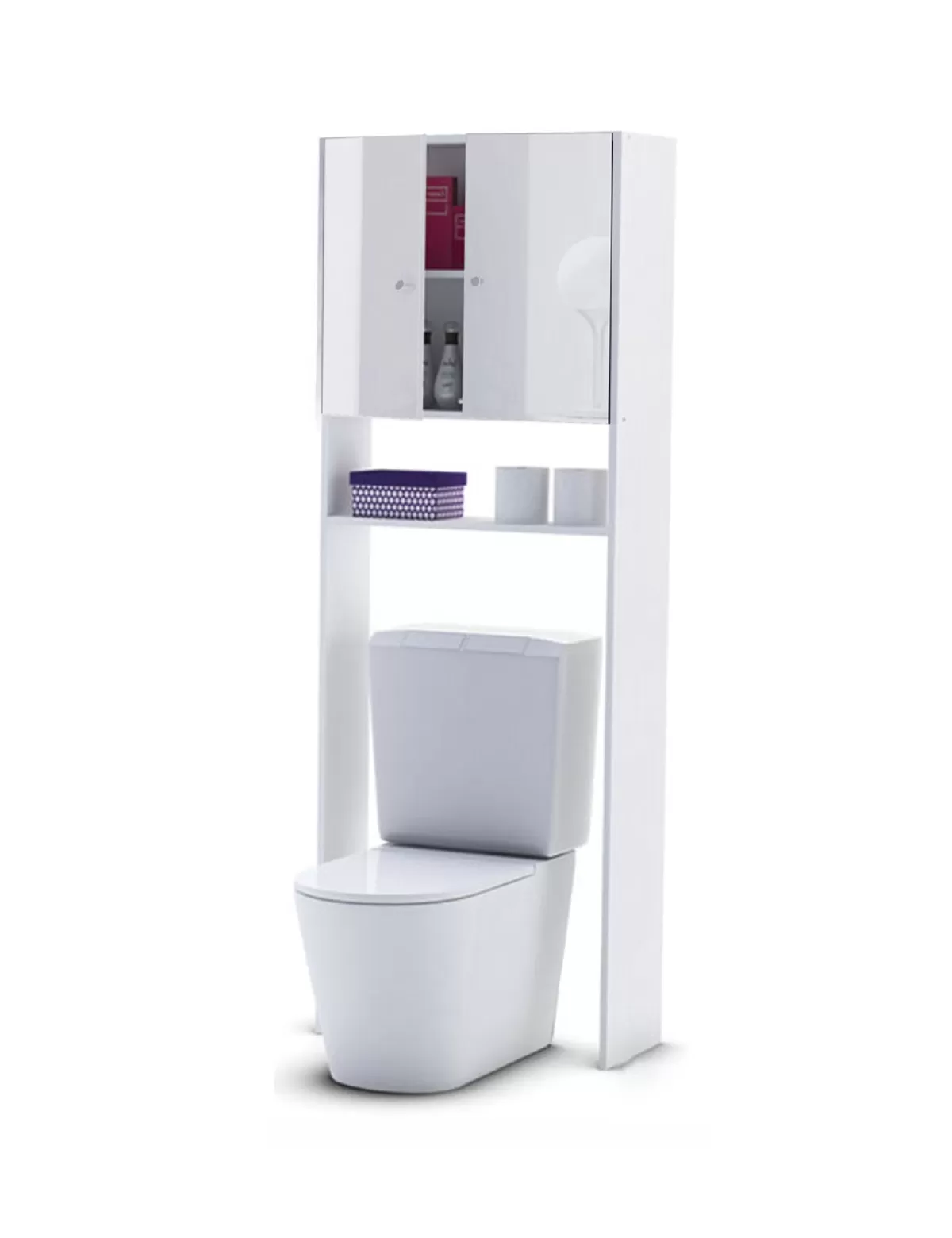 Best Sale * Wc-Mobel Mit High-Gloss-Finish,