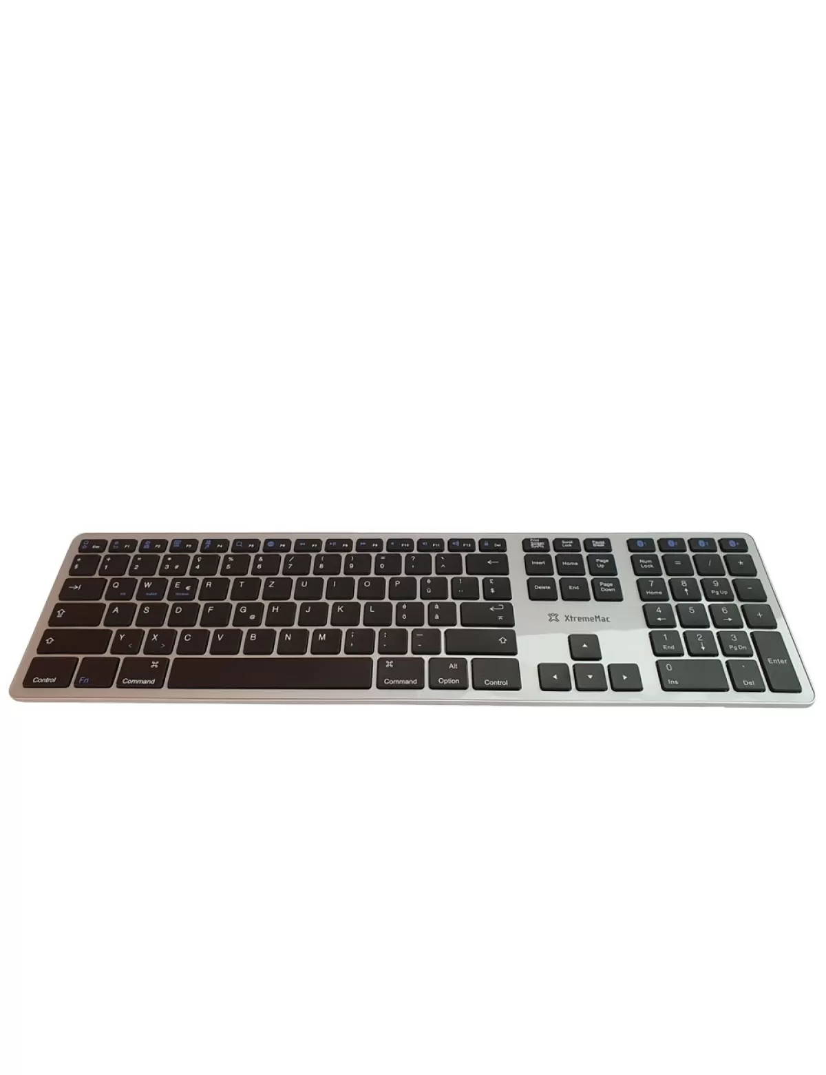 Fashion XtremeMac Tastatur Bluetooth, Silberfarben